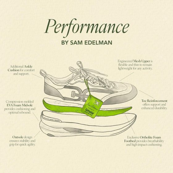 Miles Lace Up Performance Sneaker